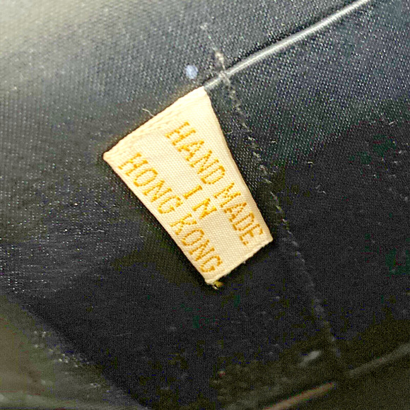 Vintage Mid Century Black Satin Sequins & Beaded Dressy Purse Made in Hong Kong - Picture 7 of 8